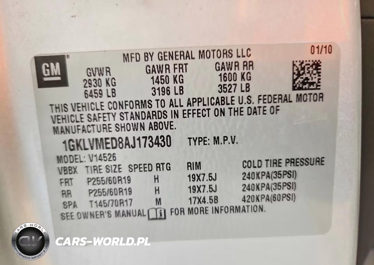 2010 GMC Acadia Slt-1 VIN:1GKLVMED8AJ173430 - 13