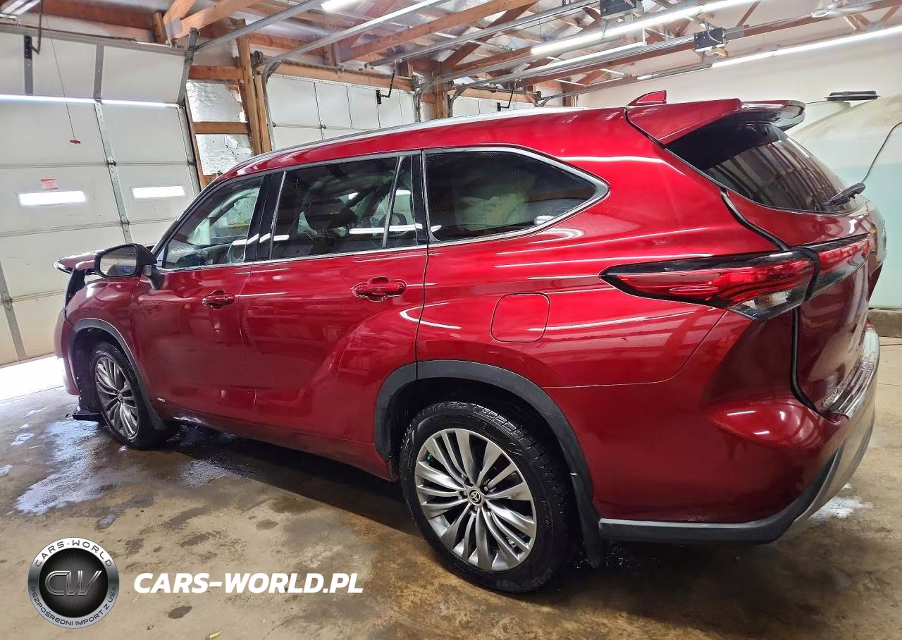 2022 Toyota Highlander Hybrid Platinum VIN:5TDEBRCH8NS073482 - 2