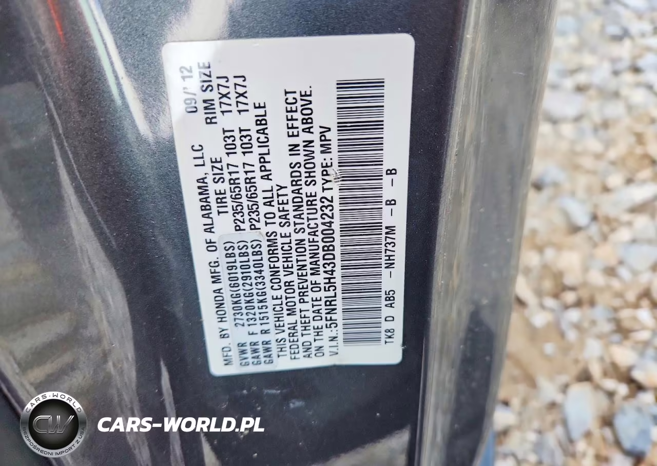 2013 Honda Odyssey Ex VIN:5FNRL5H43DB004232 - 13