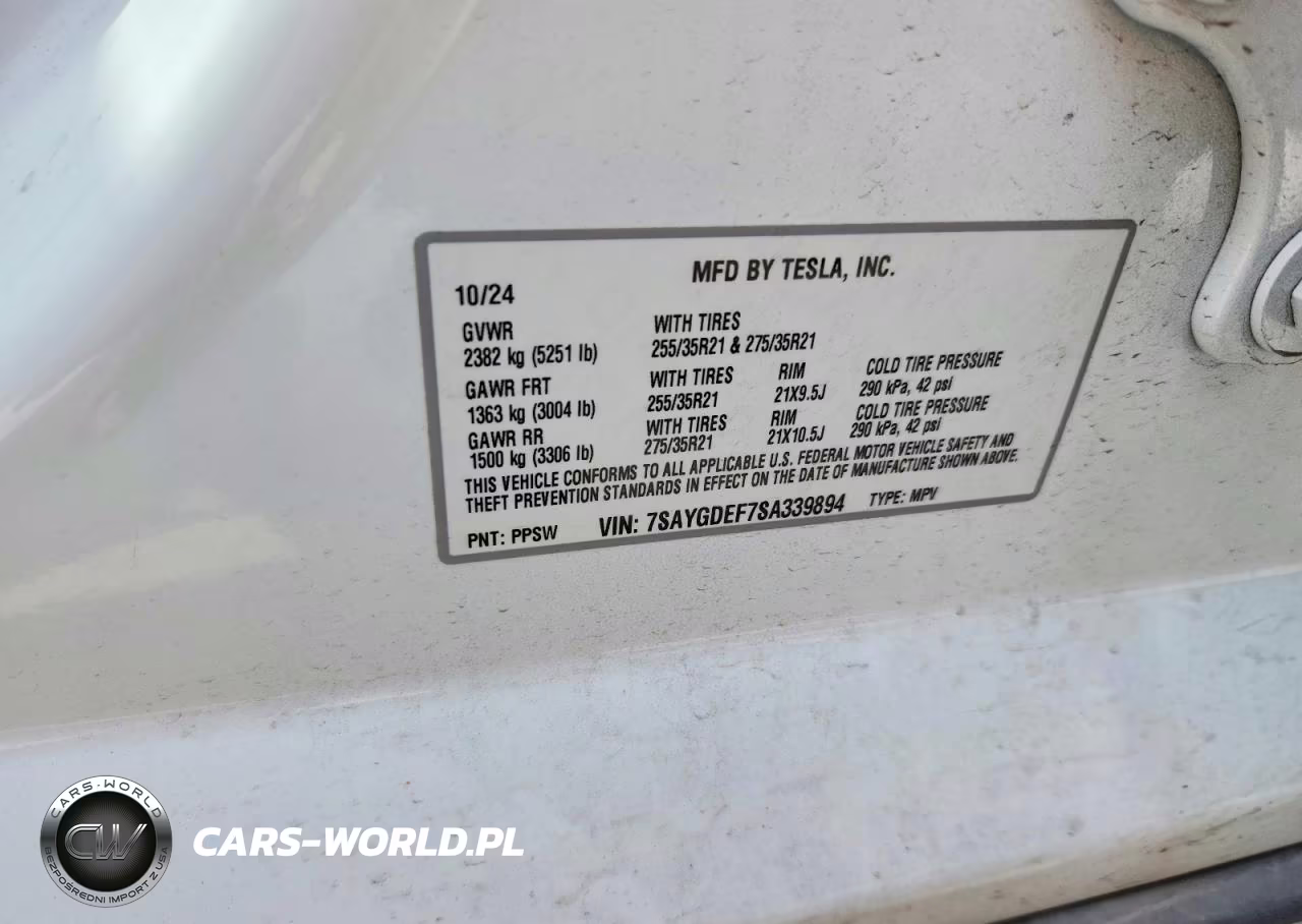 2025 Tesla Model Y VIN:7SAYGDEF7SA339894 - 13