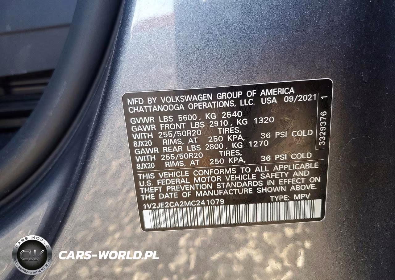2021 Volkswagen Atlas Cross Sport Se VIN:1V2JE2CA2MC241079 - 13
