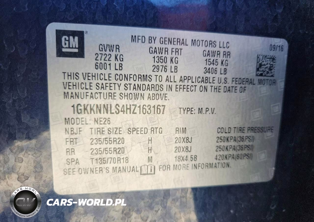 2017 GMC Acadia Slt-2 VIN:1GKKNNLS4HZ163167 - 13