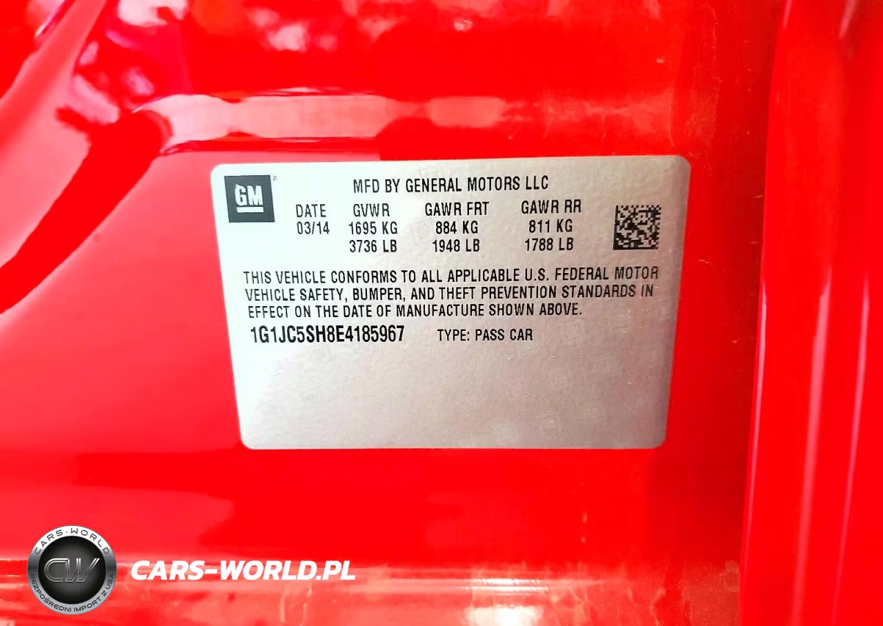 2014 Chevrolet Sonic Lt VIN:1G1JC5SH8E4185967 - 12