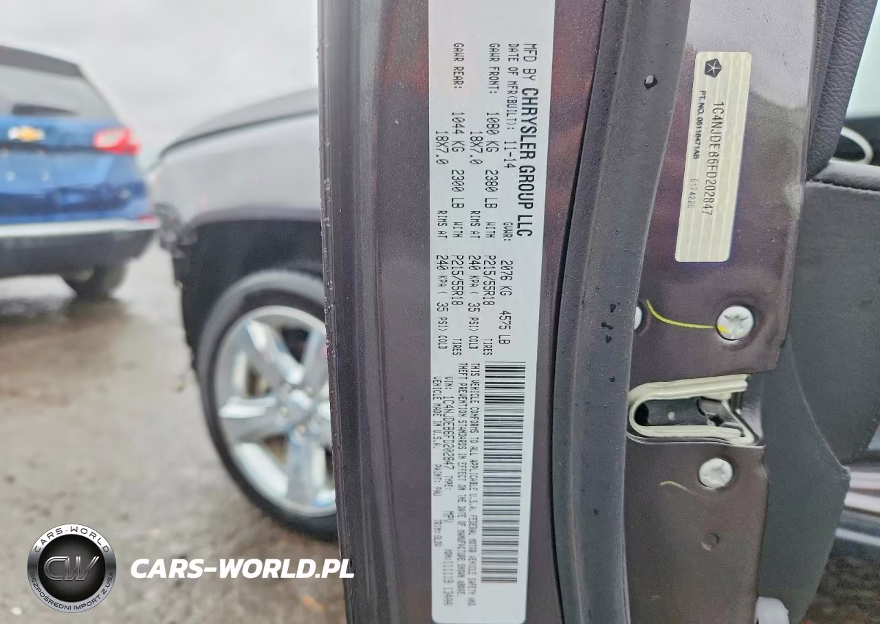 2015 Jeep Compass Latitude VIN:1C4NJDEB6FD202847 - 13