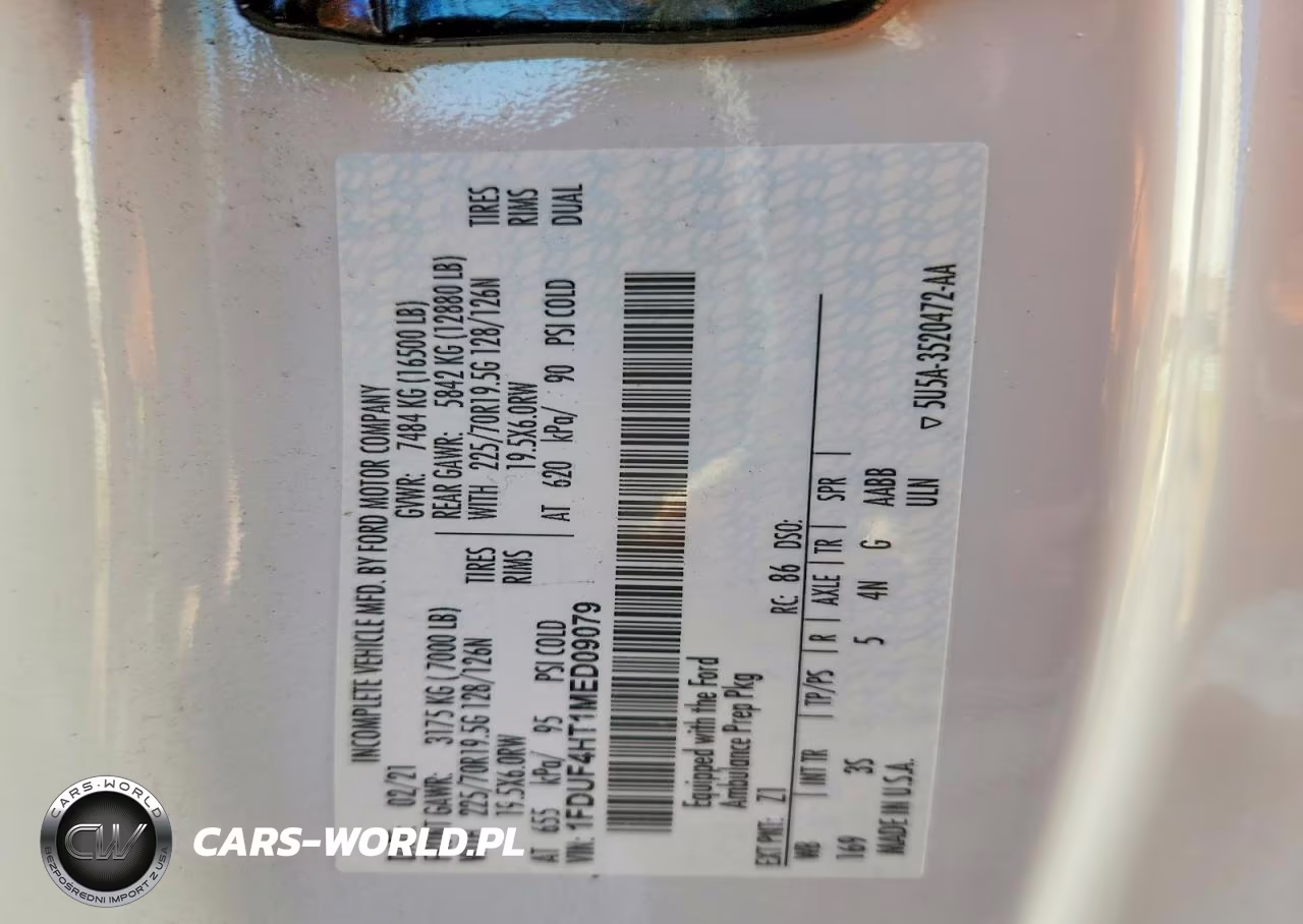 2021 Ford F450 Super Duty VIN:1FDUF4HT1MED09079 - 13