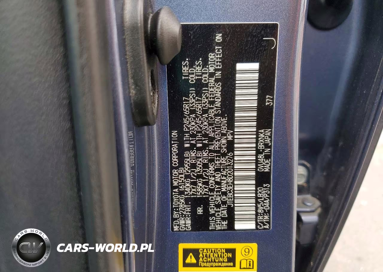 2013 Toyota Highlander Hybrid VIN:JTEBC3EH8D2013276 - 13