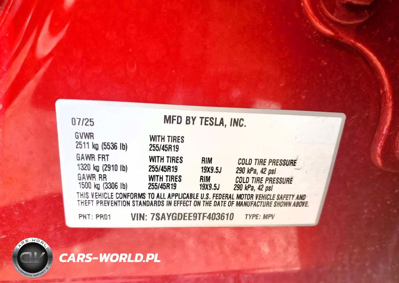 2026 Tesla Model Y VIN:7SAYGDEE9TF403610 - 14