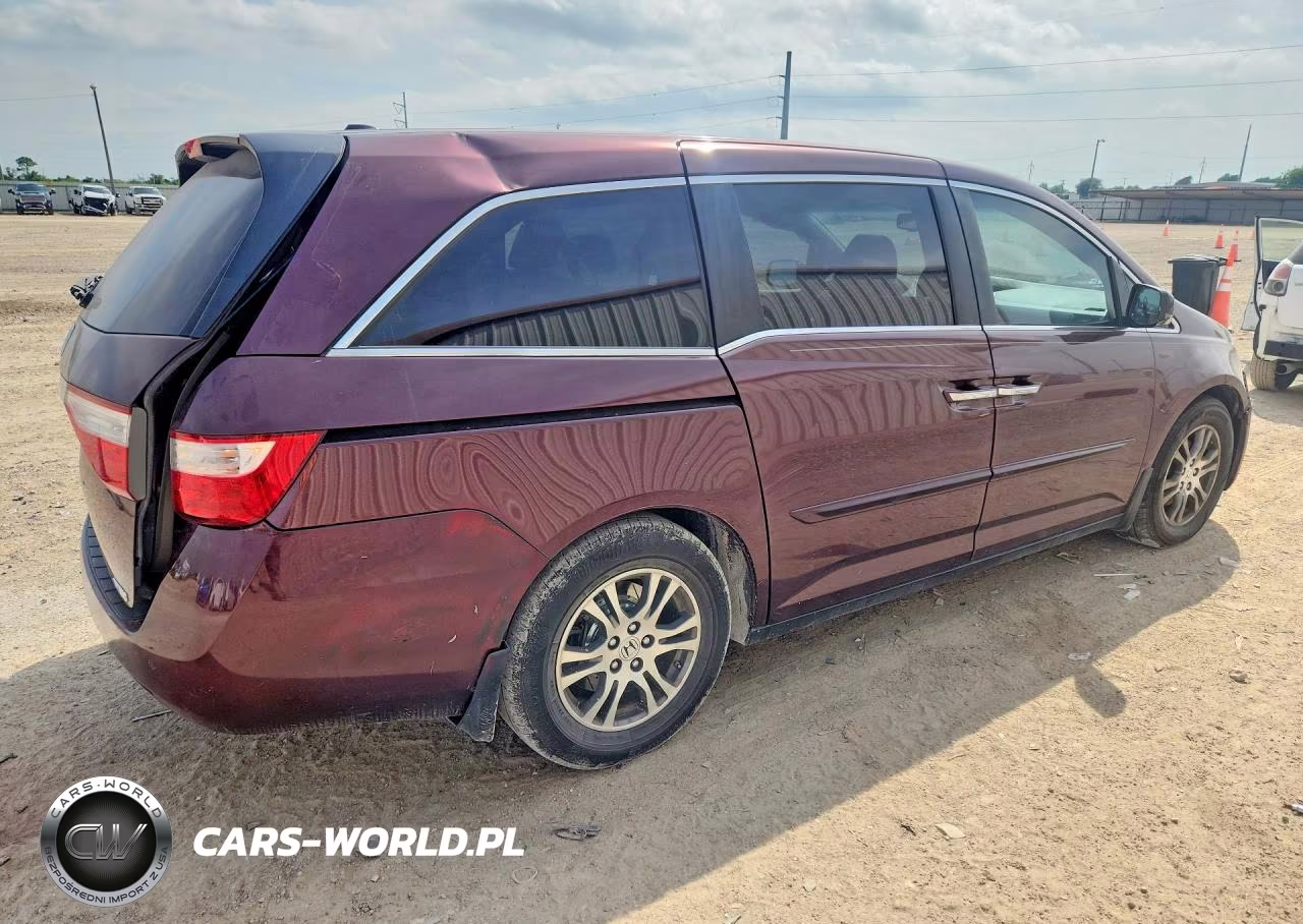 2012 Honda Odyssey Exl VIN:5FNRL5H69CB044119 - 3