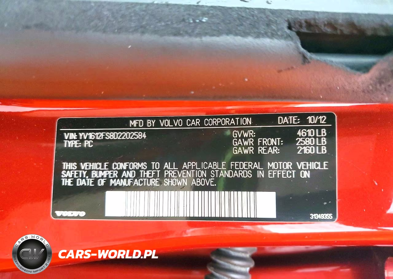 2013 Volvo S60 T5 VIN:YV1612FS8D2202584 - 13
