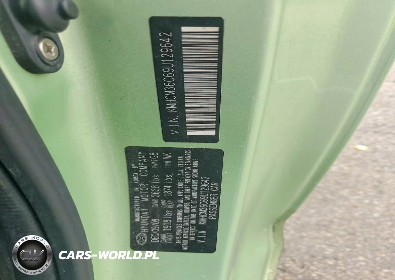 2009 Hyundai Accent Gs VIN:KMHCM36C69U129642 - 12
