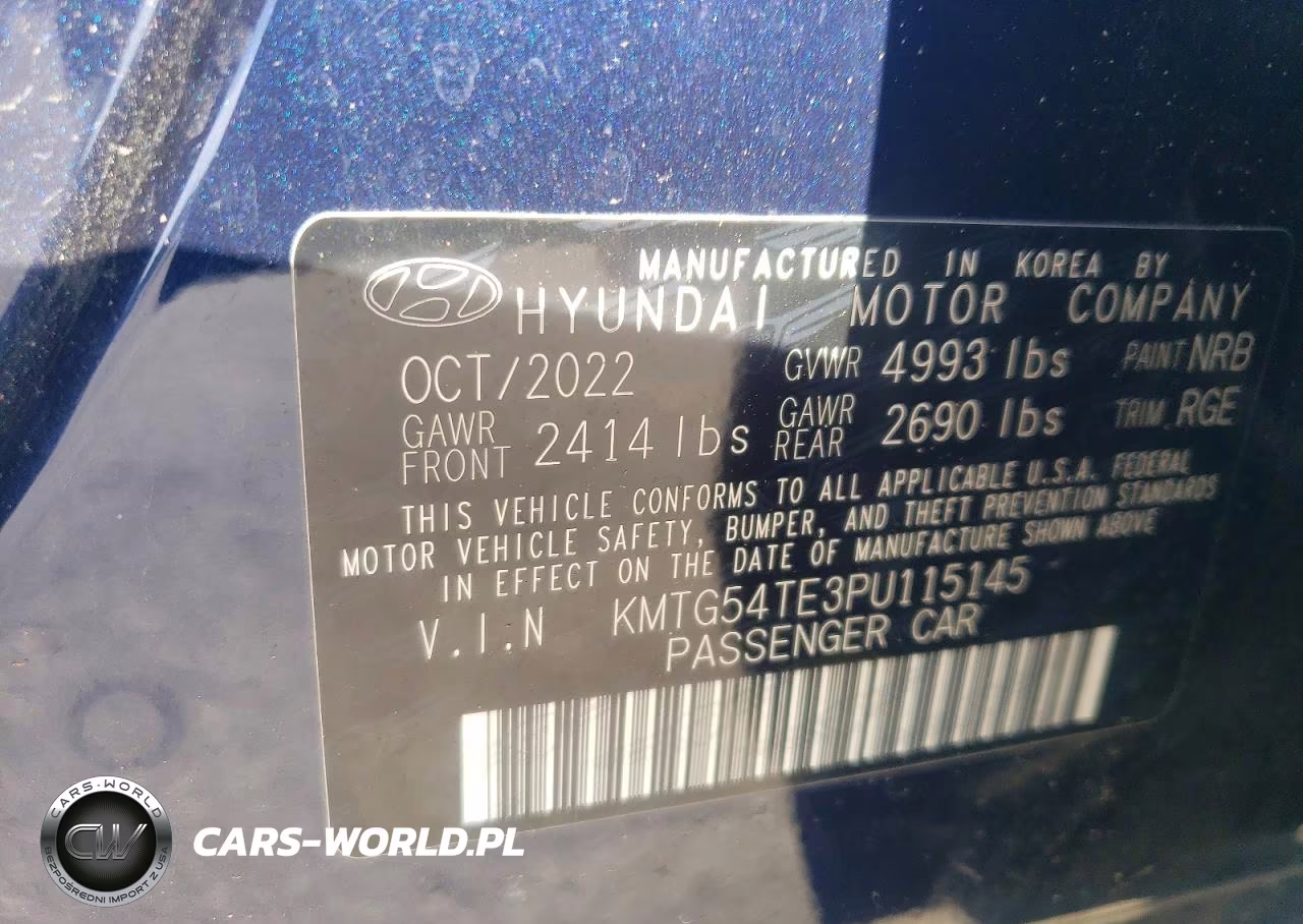 2023 Genesis G70 3.3T Standard VIN:KMTG54TE3PU115145 - 12