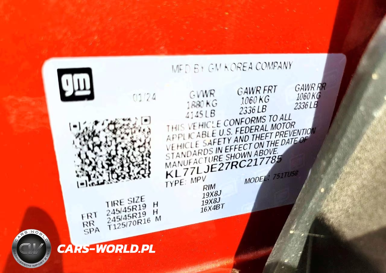 2024 Chevrolet Trax 2Rs VIN:KL77LJE27RC217785 - 12
