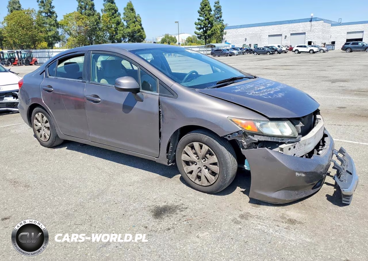 2012 Honda Civic Lx VIN:19XFB2F5XCE324748 - 4