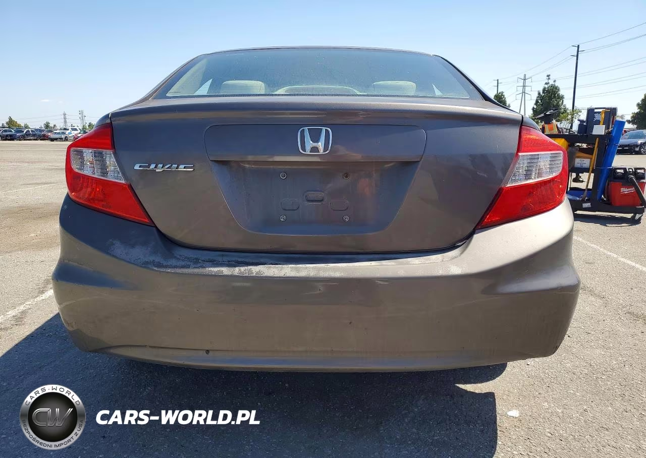 2012 Honda Civic Lx VIN:19XFB2F5XCE324748 - 6