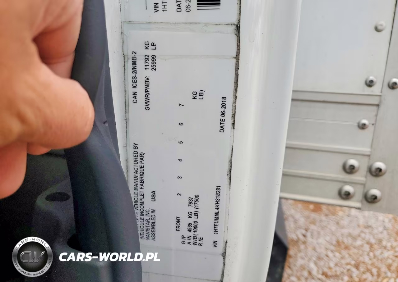 2019 International Mv607 Box Truck VIN:1HTEUMML4KH318281 - 14