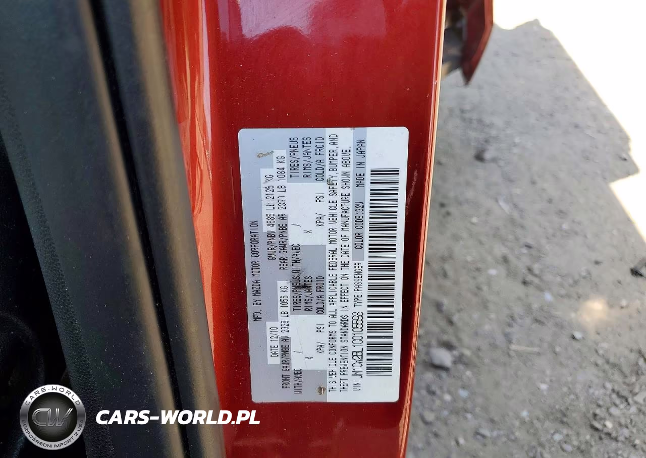 2012 Mazda 5 VIN:JM1CW2BL1C0105598 - 13