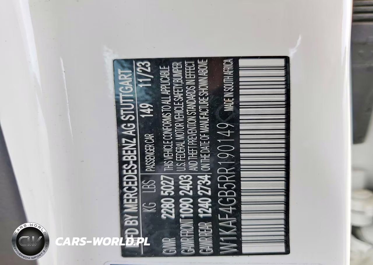 2024 Mercedes-Benz C 300 VIN:W1KAF4GB5RR190149 - 12