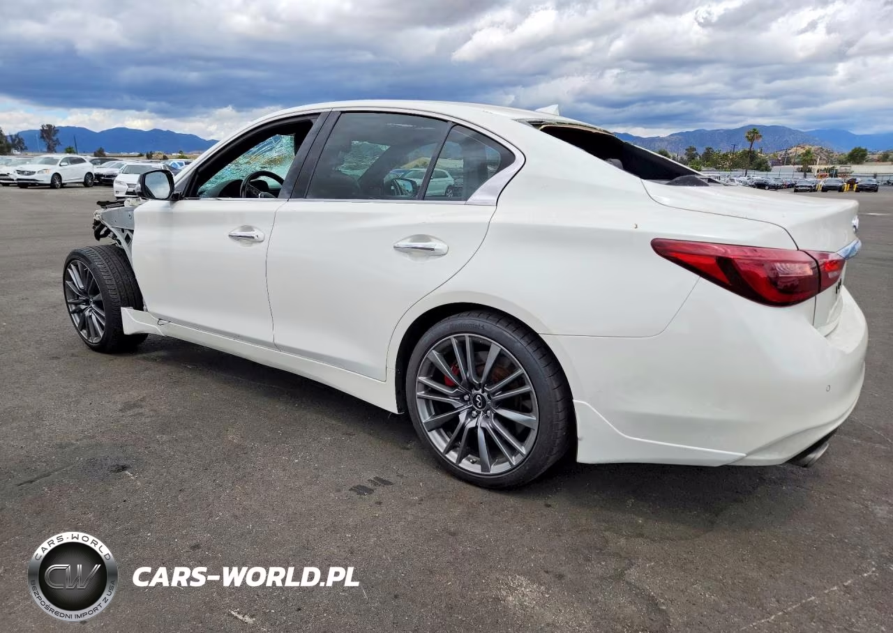 2019 Infiniti Q50 Red Sport 400 VIN:JN1FV7AP7KM760229 - 2