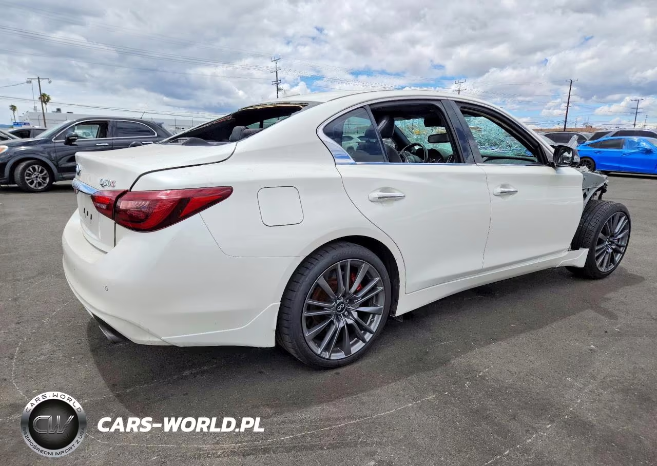 2019 Infiniti Q50 Red Sport 400 VIN:JN1FV7AP7KM760229 - 3