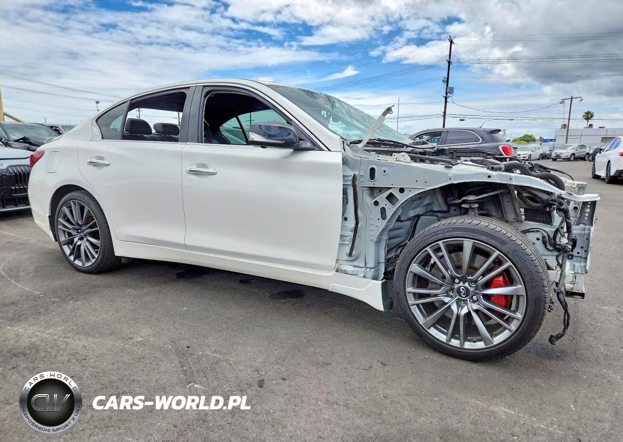 2019 Infiniti Q50 Red Sport 400 VIN:JN1FV7AP7KM760229 - 4