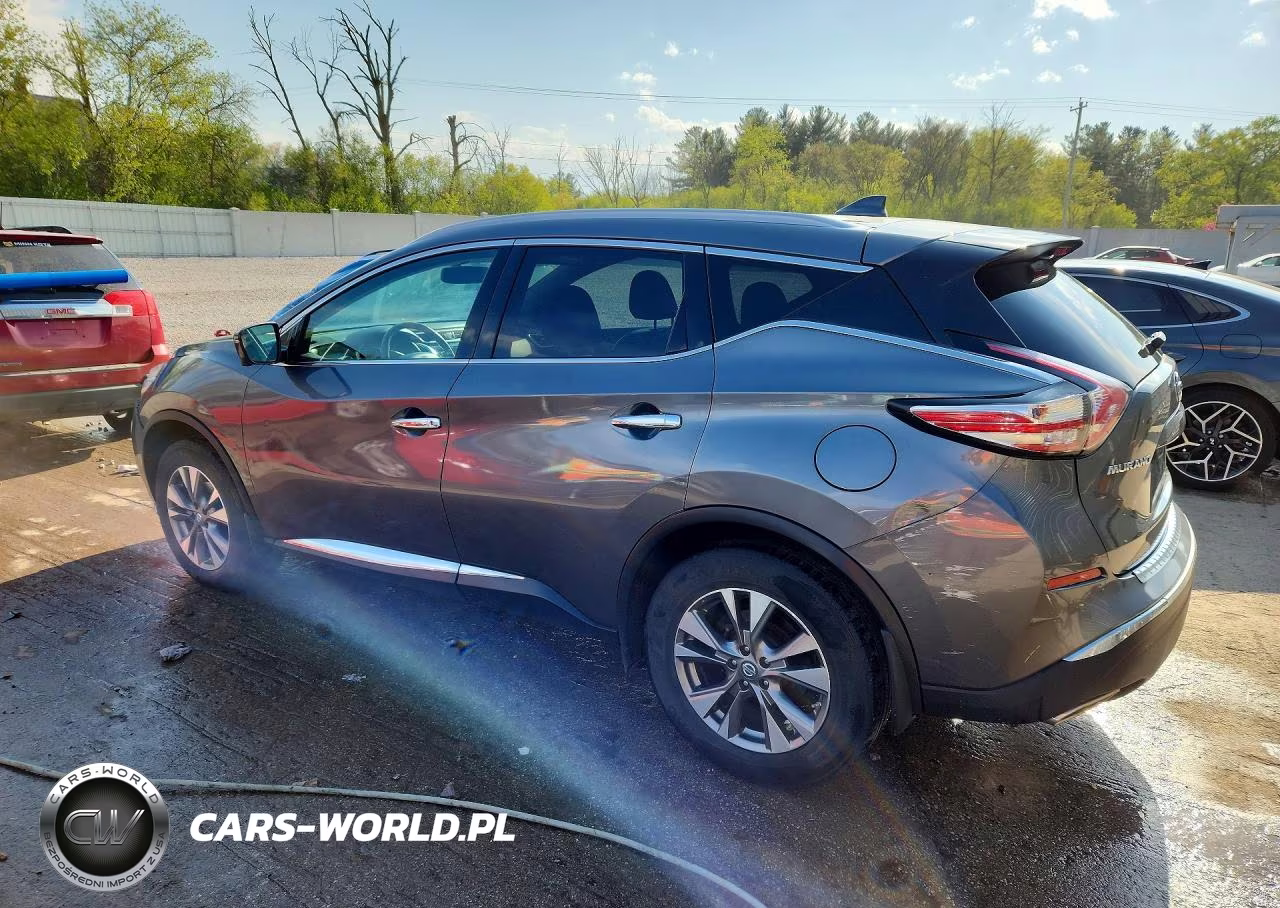 2017 Nissan Murano Sl VIN:5N1AZ2MH5HN173335 - 2
