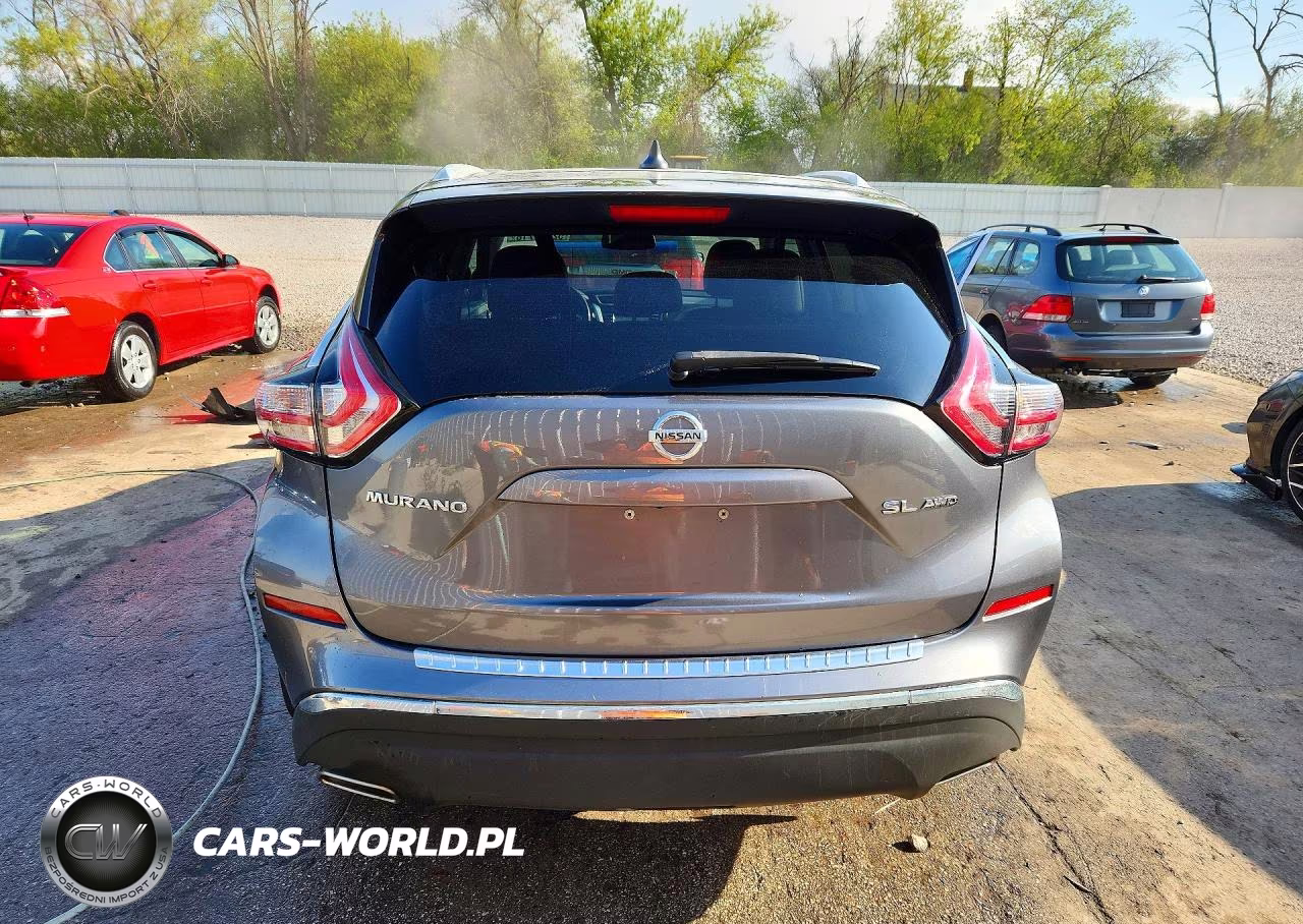 2017 Nissan Murano Sl VIN:5N1AZ2MH5HN173335 - 6