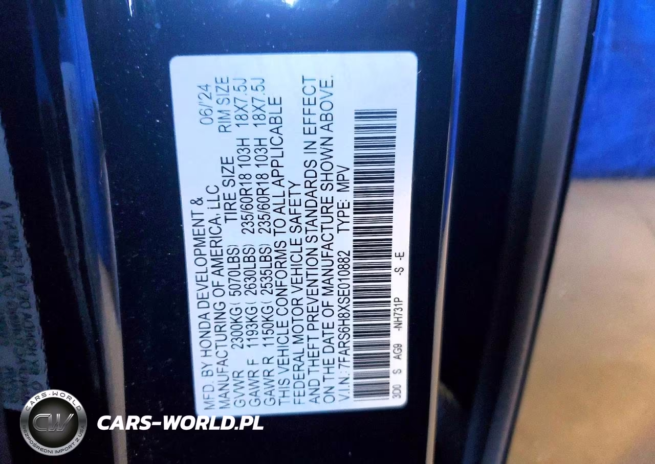 2025 Honda Cr-V Sport-L VIN:7FARS6H8XSE010882 - 13
