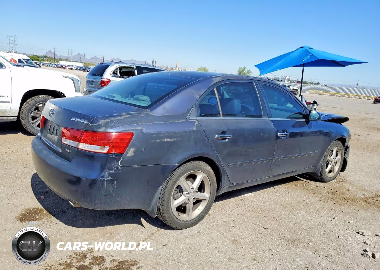 2006 Hyundai Sonata Gls V6 VIN:5NPEU46F26H007492 - 3