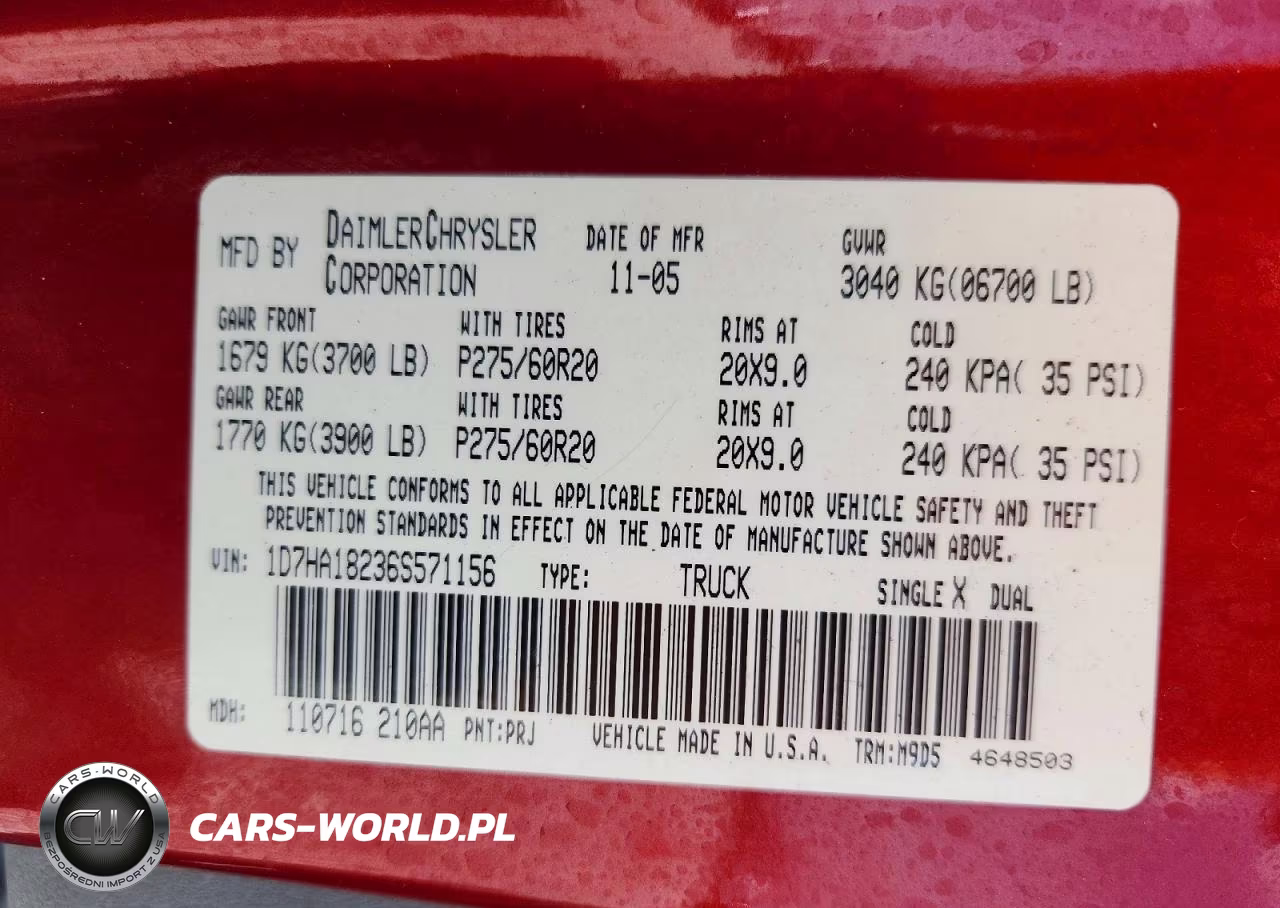 2006 Dodge Ram 1500 St VIN:1D7HA18236S571156 - 12