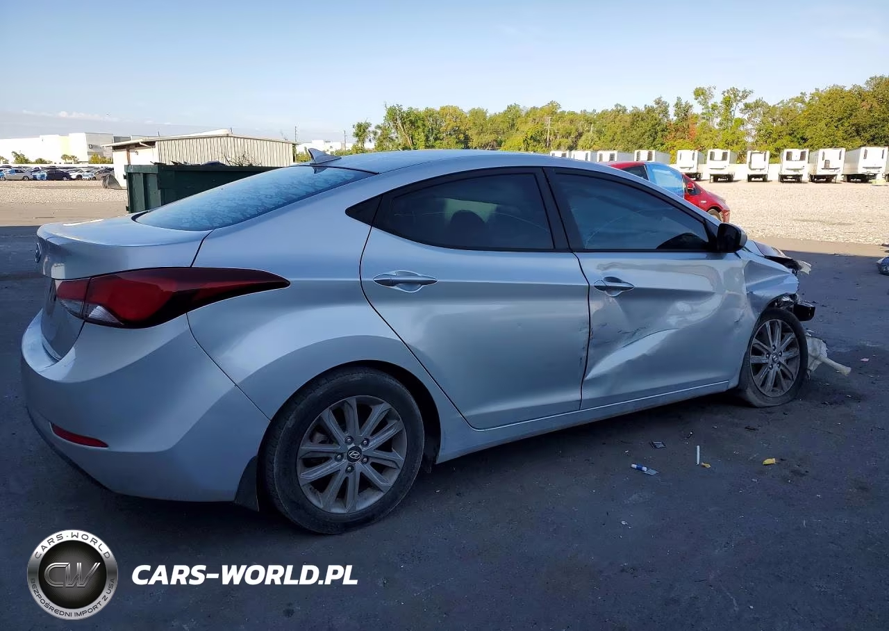 2015 Hyundai Elantra Se VIN:KMHDH4AEXFU438047 - 3