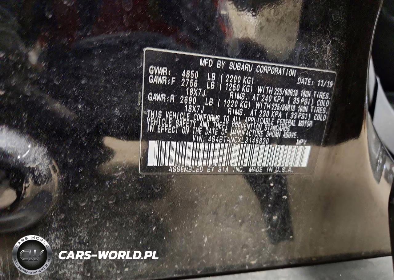 2020 Subaru Outback Limited VIN:4S4BTANCXL3146820 - 13