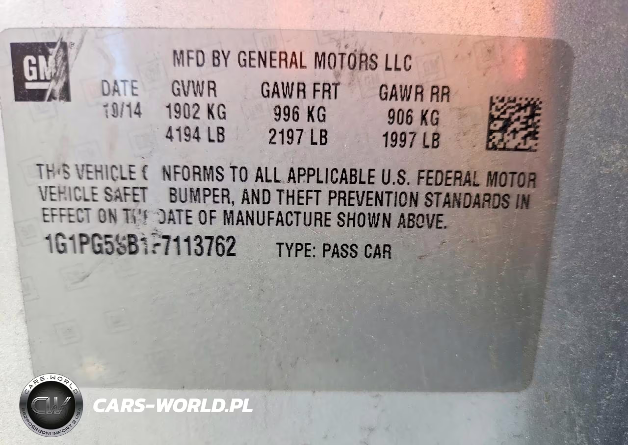 2015 CHEVROLET CRUZE LTZ VIN:1G1PG5SB1F7113762 - 13