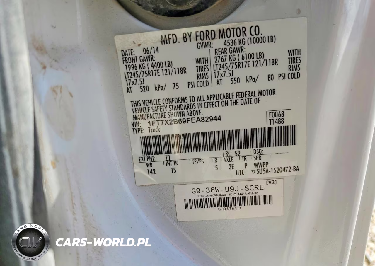 2015 Ford F250 Super Duty VIN:1FT7X2B69FEA82944 - 13