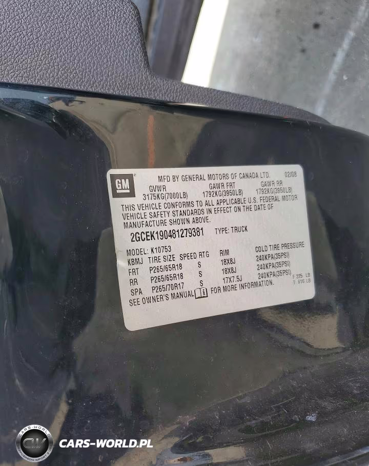 2008 Chevrolet Silverado K1500 VIN:2GCEK190481279381 - 12