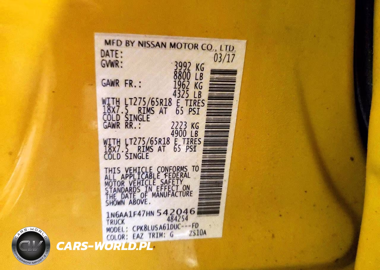 2017 Nissan Titan Xd Pro-4X VIN:1N6AA1F47HN542046 - 12