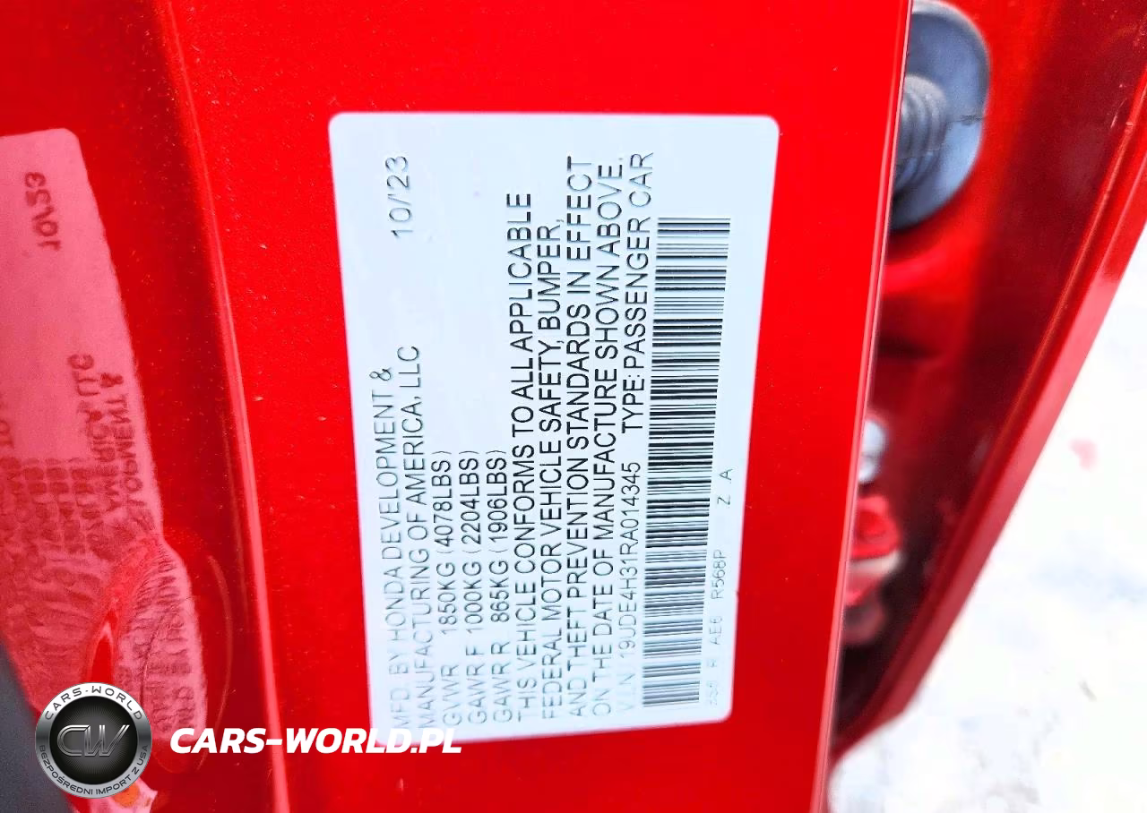 2024 Acura Integra A-Spec VIN:19UDE4H31RA014345 - 12