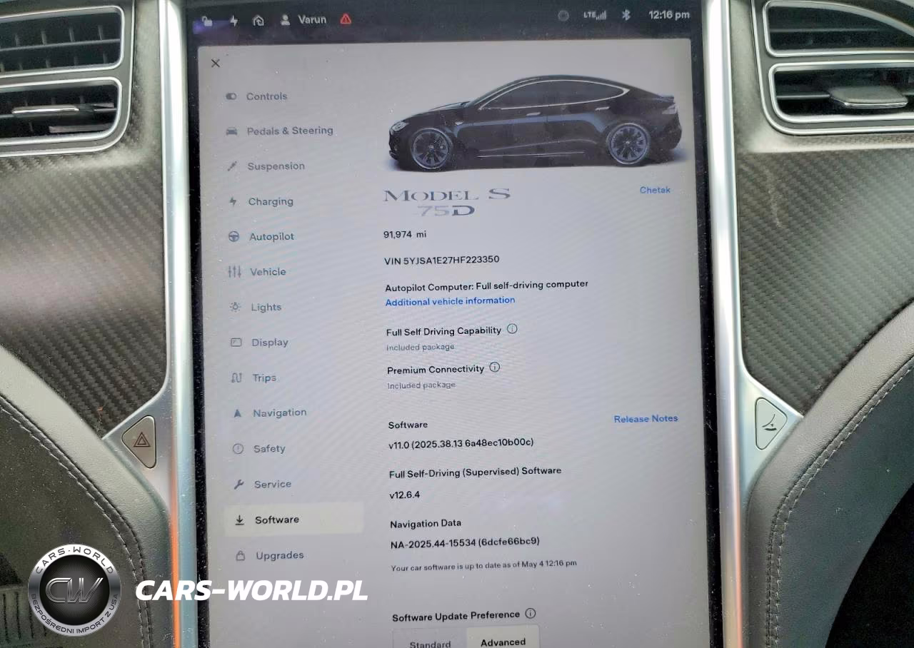 2017 Tesla Model S VIN:5YJSA1E27HF223350 - 9
