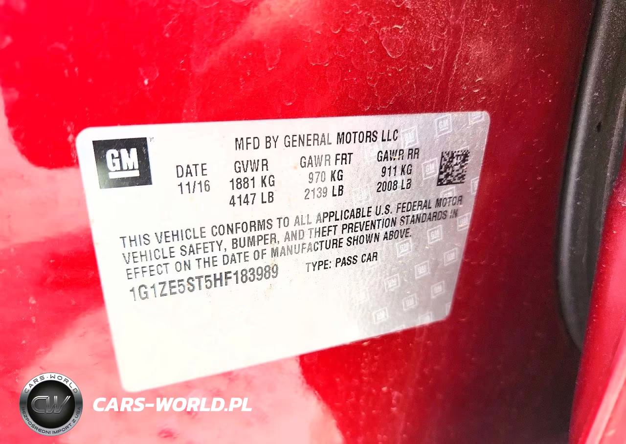 2017 Chevrolet Malibu Lt VIN:1G1ZE5ST5HF183989 - 12