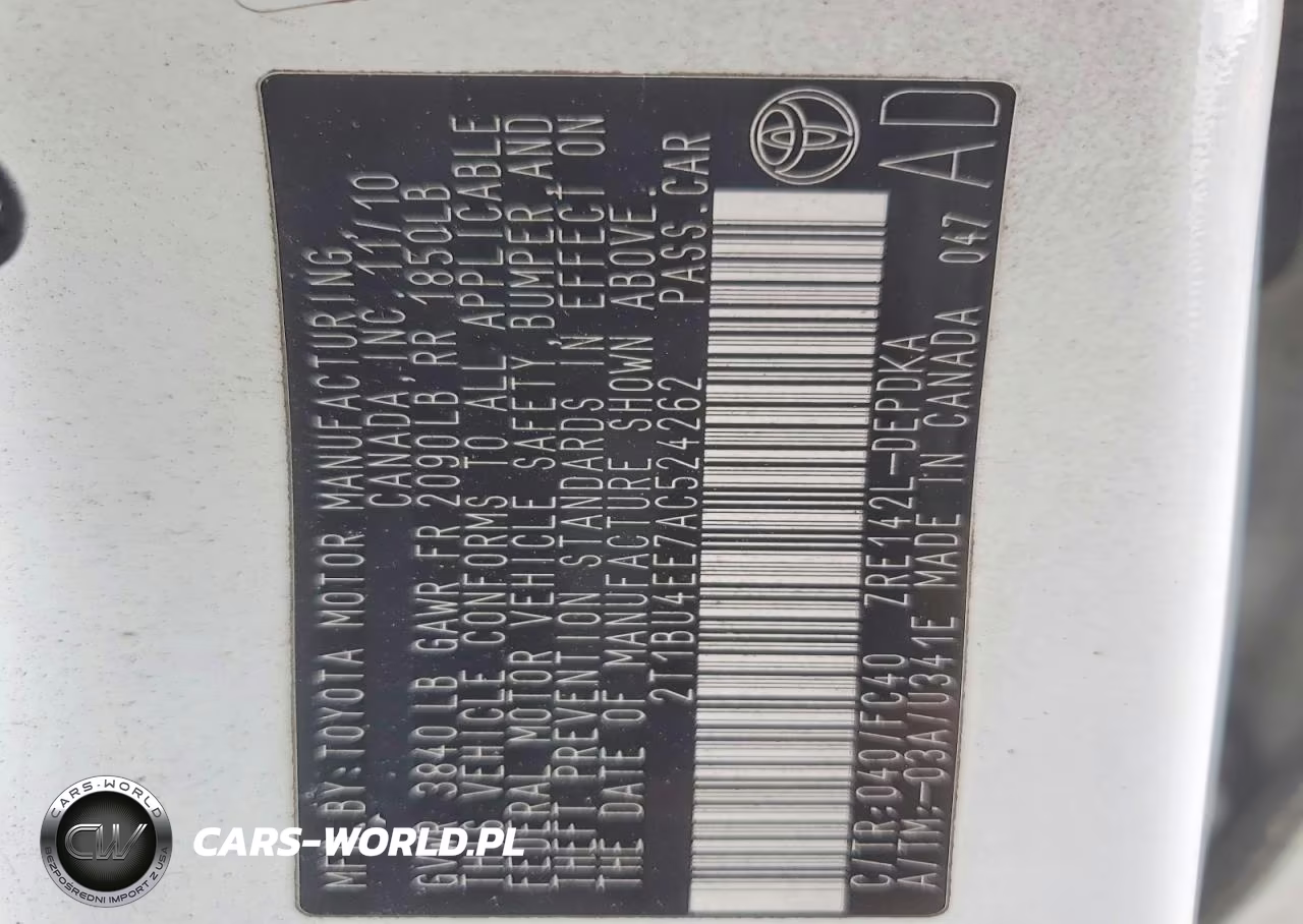2010 Toyota Corolla Le VIN:2T1BU4EE7AC524262 - 12