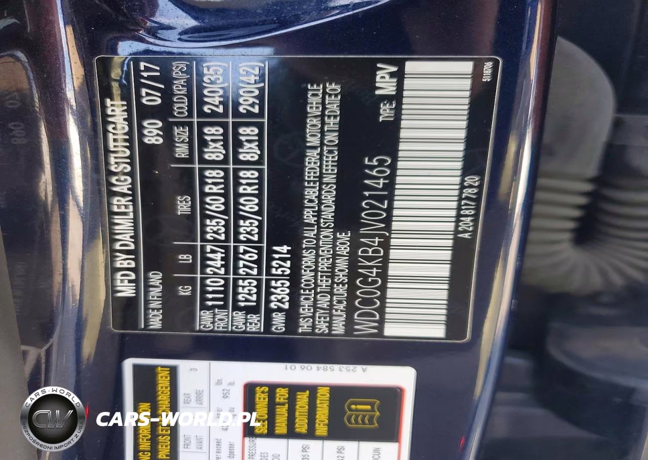 2018 Mercedes-Benz Glc 300 4Matic VIN:WDC0G4KB4JV021465 - 13