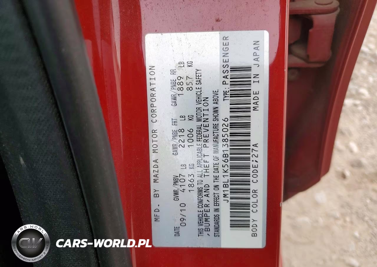 2011 Mazda 3 S VIN:JM1BL1K56B1385026 - 12