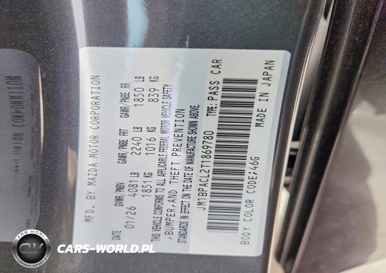 2026 Mazda 3 Preferred VIN:JM1BPACL2T1869780 - 13