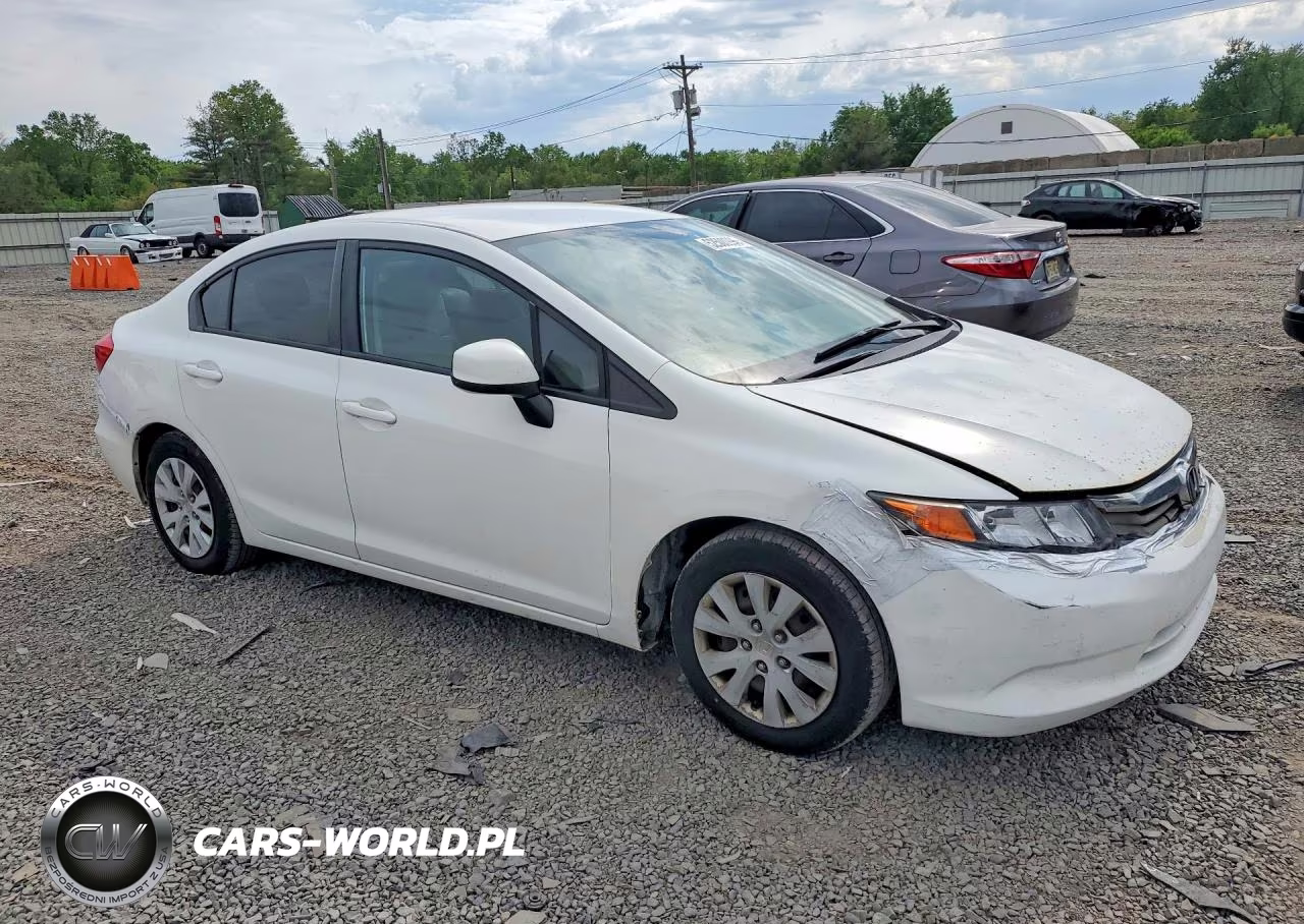 2012 Honda Civic Lx VIN:2HGFB2F57CH604102 - 4