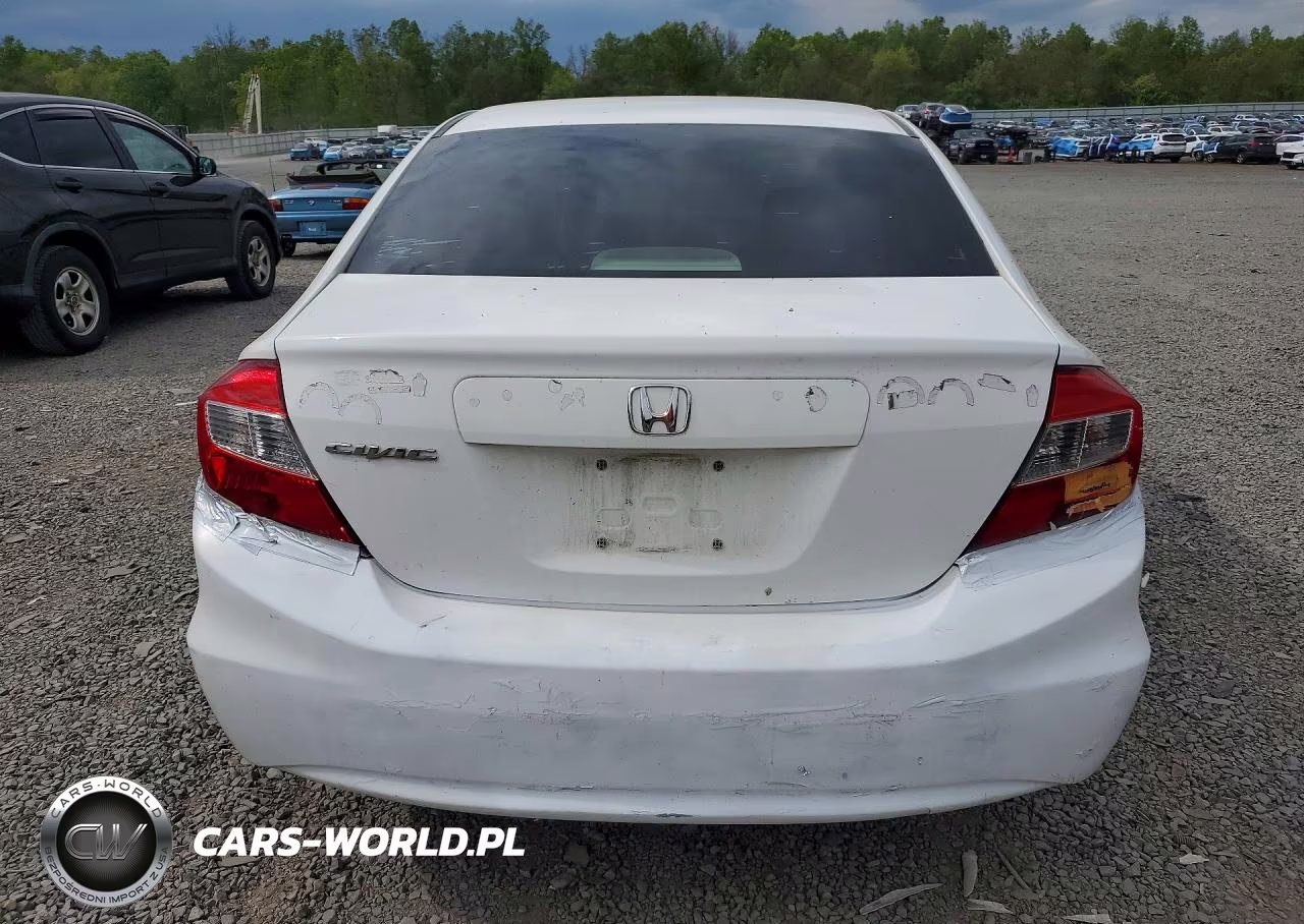 2012 Honda Civic Lx VIN:2HGFB2F57CH604102 - 6