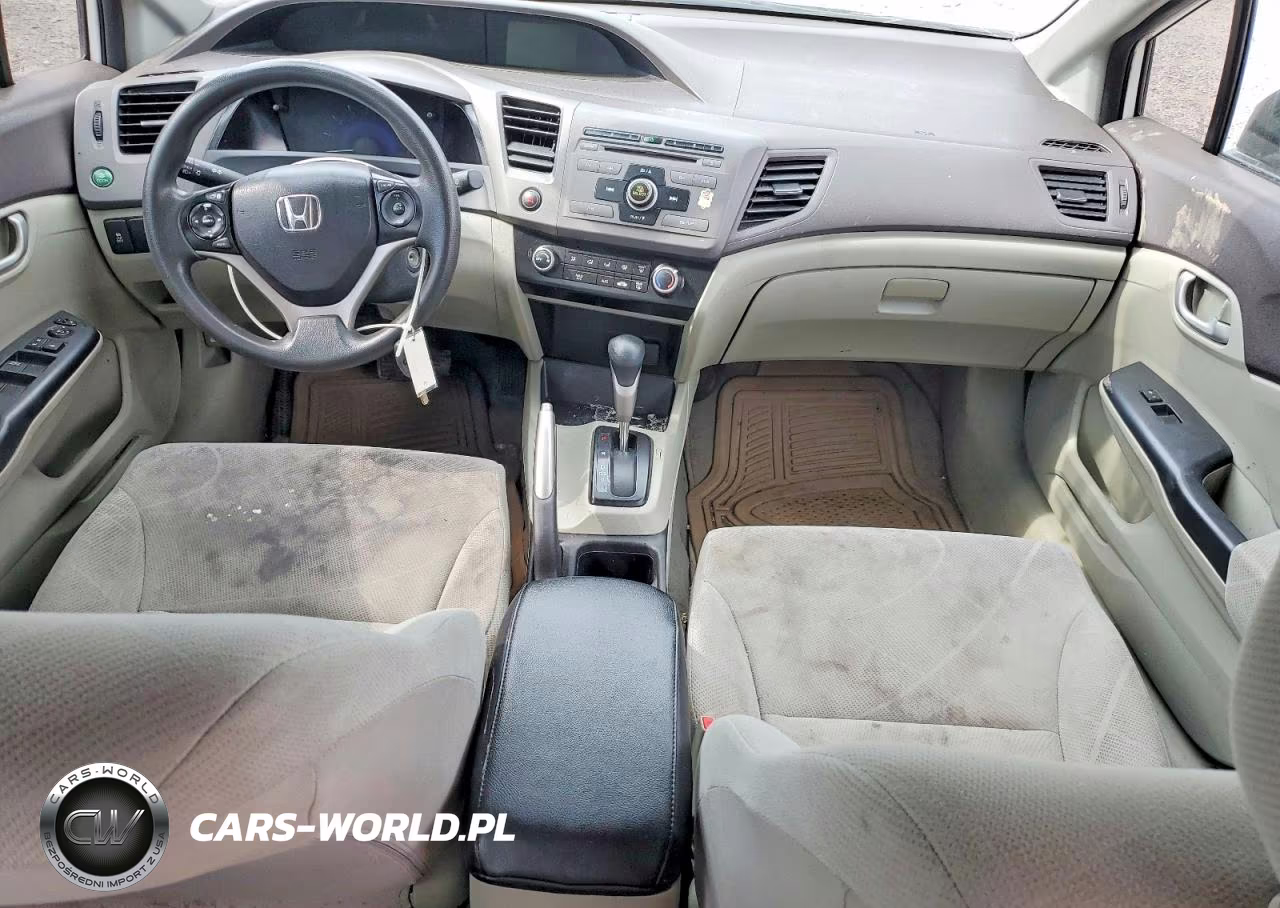 2012 Honda Civic Lx VIN:2HGFB2F57CH604102 - 8