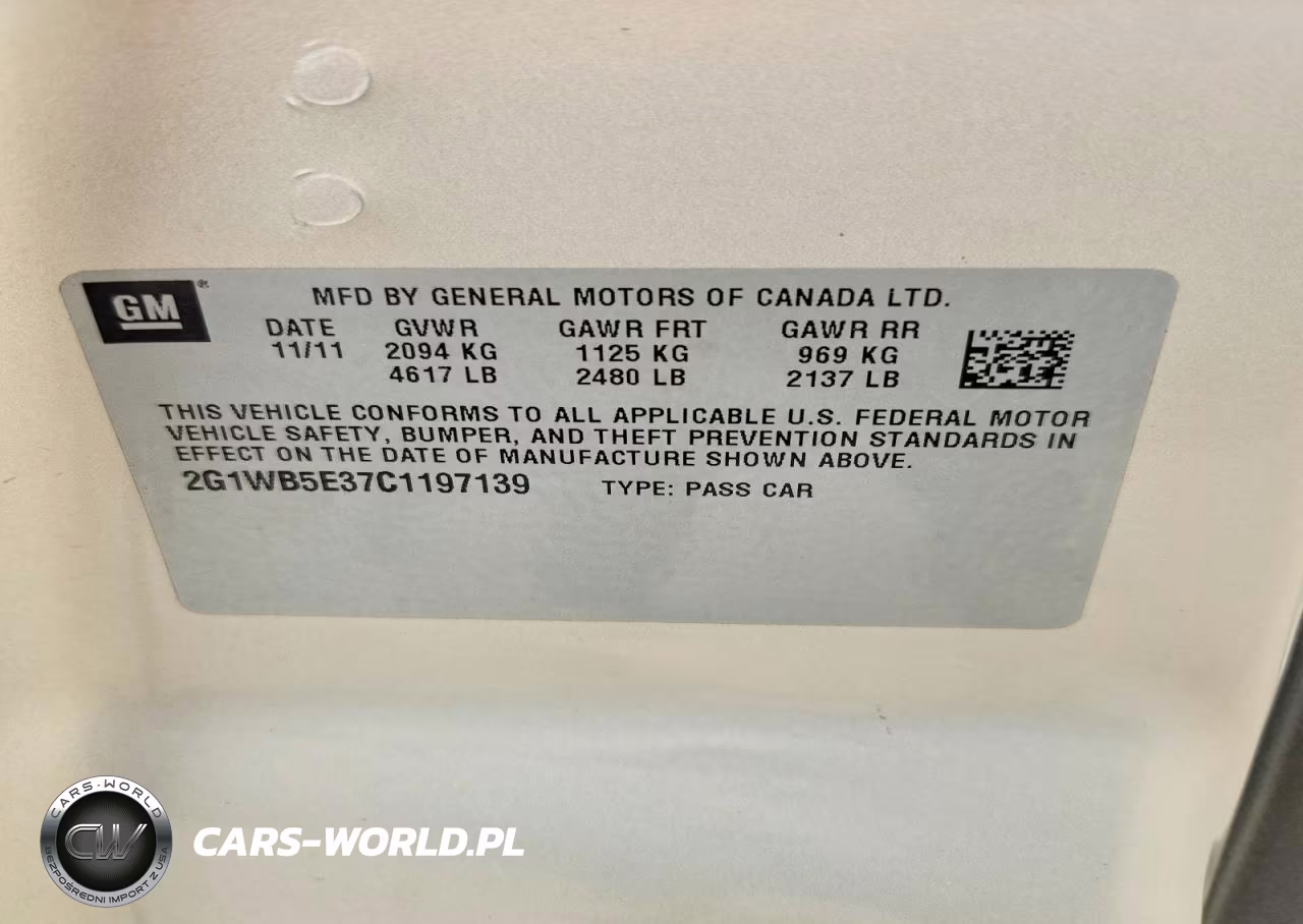 2012 Chevrolet Impala Lt VIN:2G1WB5E37C1197139 - 12