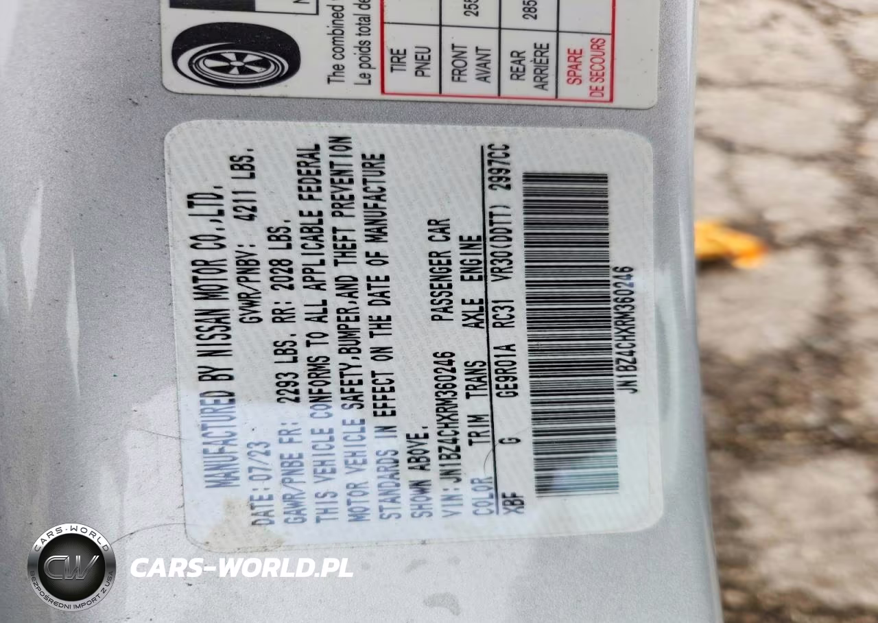2024 Nissan Z Nismo VIN:JN1BZ4CHXRM360246 - 13