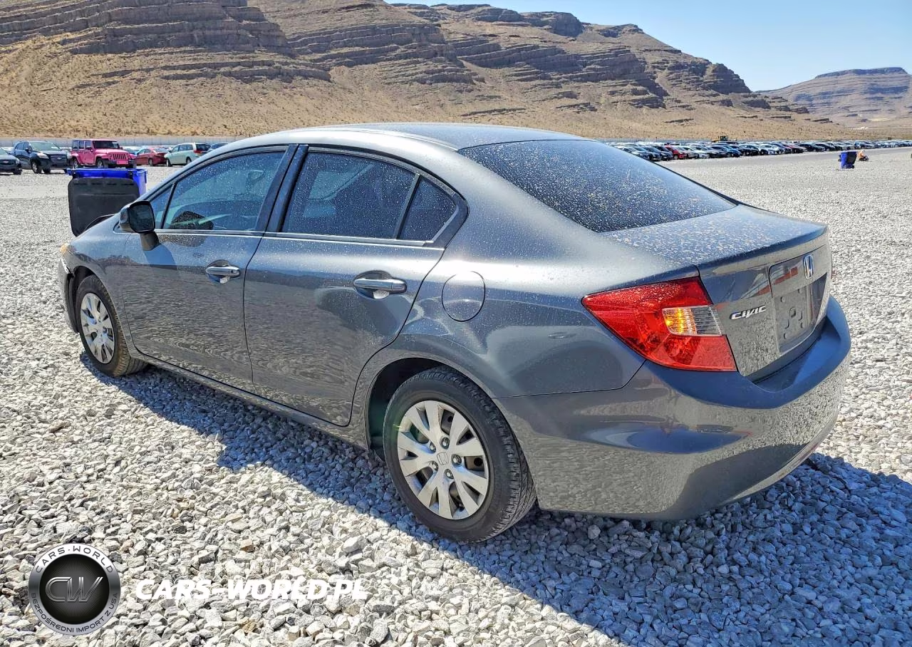 2012 Honda Civic Lx VIN:19XFB2F55CE325421 - 2