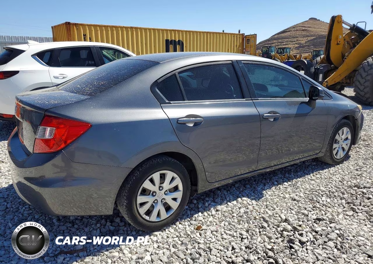 2012 Honda Civic Lx VIN:19XFB2F55CE325421 - 3