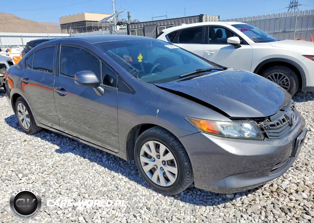 2012 Honda Civic Lx VIN:19XFB2F55CE325421 - 4